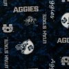 Outlet 🌟 Utah State Allover Collegiate Fleece Fabric 🛒 -NFL Shop 350Wx350H 1279231 0122 px