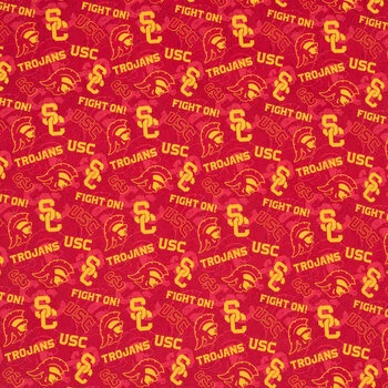 Hot Sale π USC Allover Collegiate Cotton Fabric π 3 Hot Sale π USC Allover Collegiate Cotton Fabric π
