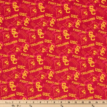 Hot Sale π USC Allover Collegiate Cotton Fabric π 4 Hot Sale π USC Allover Collegiate Cotton Fabric π - Image 2