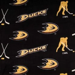 Best Pirce 😉 NHL Anaheim Ducks Allover Fleece Fabric 🎁