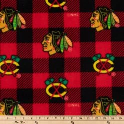 Alternative view of Discount ???? NHL Chicago Blackhawks Fleece Fabric ????