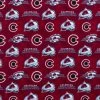Flash Sale 🤩 NHL Colorado Avalanche Block Cotton Fabric ✔️