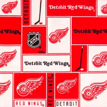Outlet ✔️ NHL Detroit Red Wings Block Fleece Fabric ???? 3 Outlet ✔️ NHL Detroit Red Wings Block Fleece Fabric ????