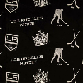 Discount ???? NHL Los Angeles Kings Allover Fleece Fabric ???? 3 Discount ???? NHL Los Angeles Kings Allover Fleece Fabric ????