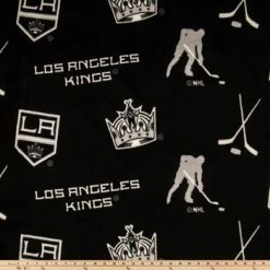 Alternative view of Discount ???? NHL Los Angeles Kings Allover Fleece Fabric ????
