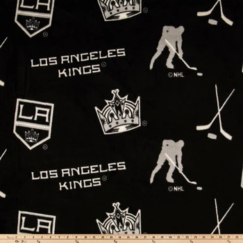 Discount ???? NHL Los Angeles Kings Allover Fleece Fabric ???? 4 Discount ???? NHL Los Angeles Kings Allover Fleece Fabric ???? - Image 2