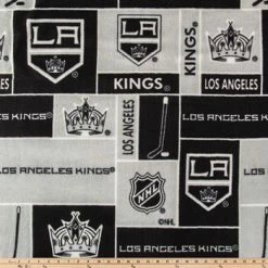 Alternative view of Best deal ⌛ NHL Los Angeles Kings Block Fleece Fabric ????