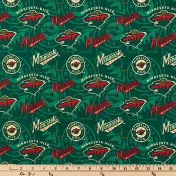 Best deal π NHL Minnesota Wild Cotton Fabric π 4 Best deal π NHL Minnesota Wild Cotton Fabric π - Image 2