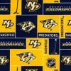 Outlet 💯 NHL Nashville Predators Block Fleece Fabric 🔥 -NFL Shop 350Wx350H 1676212 0618