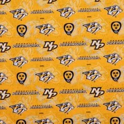 Outlet ???? NHL Nashville Predators Cotton Fabric ⭐