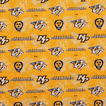 Outlet ???? NHL Nashville Predators Cotton Fabric ⭐ 3 Outlet ???? NHL Nashville Predators Cotton Fabric ⭐