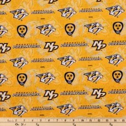 Alternative view of Outlet ???? NHL Nashville Predators Cotton Fabric ⭐