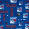 Wholesale ✨ NHL New York Rangers Fleece Fabric 👏