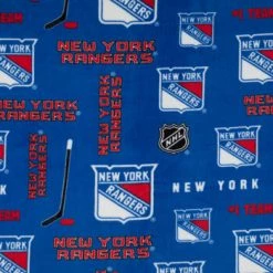 Wholesale ✨ NHL New York Rangers Fleece Fabric ????