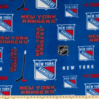 Wholesale ✨ NHL New York Rangers Fleece Fabric ???? 4 Wholesale ✨ NHL New York Rangers Fleece Fabric ???? - Image 2