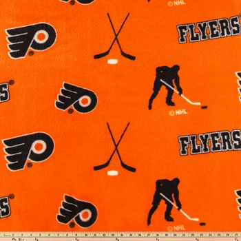 Budget ???? NHL Philadelphia Flyers Allover Fleece Fabric ???? 4 Budget ???? NHL Philadelphia Flyers Allover Fleece Fabric ???? - Image 2