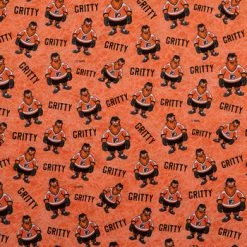 Best Sale ✨ NHL Philadelphia Flyers Gritty Cotton Fabric ????