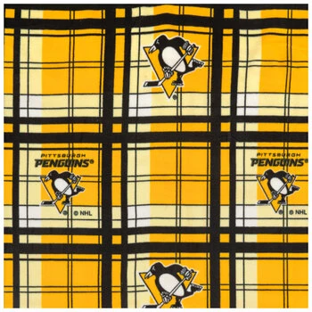 New ???? NHL Pittsburgh Penguins Allover Fleece Fabric ???? 3 New ???? NHL Pittsburgh Penguins Allover Fleece Fabric ????