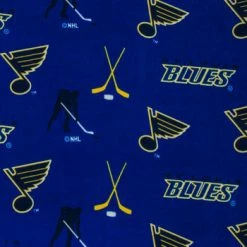 NFL Shop 23 Best deal โ NHL St. Louis Blues Fleece Fabric โ