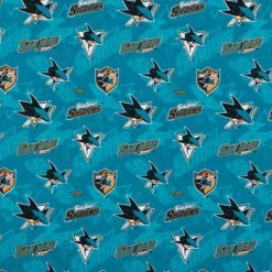 Cheap ???? NHL San Jose Sharks Cotton Fabric ????
