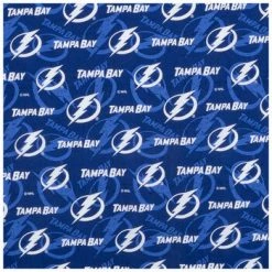 Wholesale ???? NHL Tampa Bay Lightning Cotton Fabric ⭐