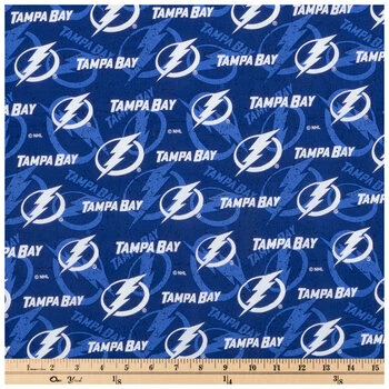 Wholesale ???? NHL Tampa Bay Lightning Cotton Fabric ⭐ 4 Wholesale ???? NHL Tampa Bay Lightning Cotton Fabric ⭐ - Image 2