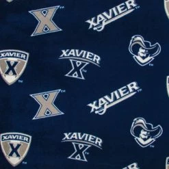 Promo 🧨 Xavier Allover Collegiate Fleece Fabric 😍