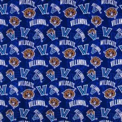 Promo 👍 Villanova Allover Collegiate Cotton Fabric 🤩