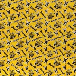 Buy 👏 Wichita State Collegiate Cotton Fabric 🎉