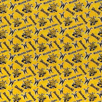 Buy ???? Wichita State Collegiate Cotton Fabric ???? 3 Buy ???? Wichita State Collegiate Cotton Fabric ????