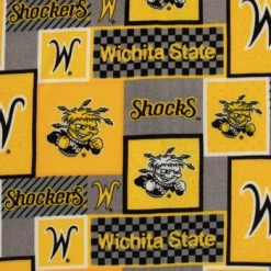 Best Sale 🎉 Wichita State Patch Fleece Fabric 🧨