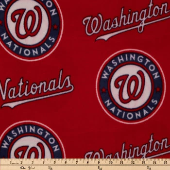 Brand new ???? MLB Washington Nationals Fleece Fabric ???? 4 Brand new ???? MLB Washington Nationals Fleece Fabric ???? - Image 2