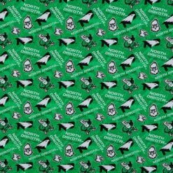 Cheap ⌛ North Dakota Allover Collegiate Cotton Fabric ❤️