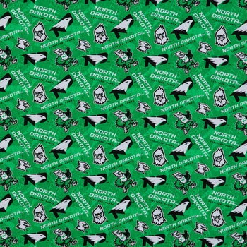 Cheap ⌛ North Dakota Allover Collegiate Cotton Fabric ❤️ 3 Cheap ⌛ North Dakota Allover Collegiate Cotton Fabric ❤️