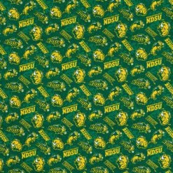 Best Pirce 💯 North Dakota State Allover Collegiate Fabric 🌟