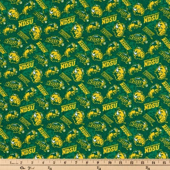 Best Pirce ???? North Dakota State Allover Collegiate Fabric ???? 4 Best Pirce ???? North Dakota State Allover Collegiate Fabric ???? - Image 2