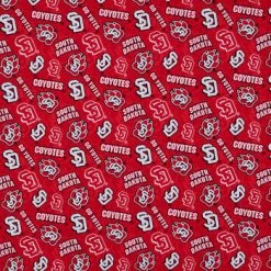 Cheap 🛒 South Dakota Allover Collegiate Cotton Fabric 😉