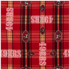 Best Sale 🥰 NFL San Francisco 49ers Fleece Fabric ✔️