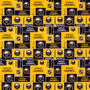 Cheap ???? NHL Buffalo Sabres Block Cotton Fabric ✔️ 3 Cheap ???? NHL Buffalo Sabres Block Cotton Fabric ✔️