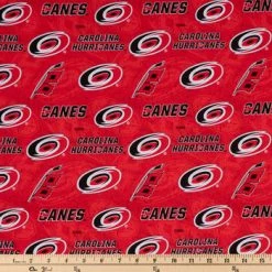 Alternative view of Wholesale ???? NHL Carolina Hurricanes Cotton Fabric ????