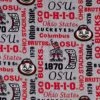 Promo 👏 Ohio State Allover Collegiate Fleece Fabric ⭐ -NFL Shop 350Wx350H 934430 0820 px