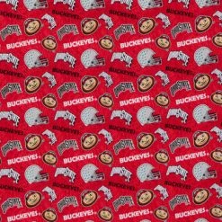 New 🛒 Ohio State Allover Collegiate Cotton Fabric 🤩