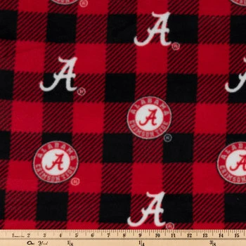 Wholesale ???? Alabama Allover Collegiate Fleece Fabric ❤️ 4 Wholesale ???? Alabama Allover Collegiate Fleece Fabric ❤️ - Image 2