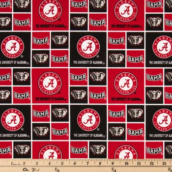 Best Sale ???? Alabama Block Collegiate Cotton Fabric ???? 4 Best Sale ???? Alabama Block Collegiate Cotton Fabric ???? - Image 2
