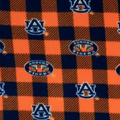 Coupon ???? Auburn Allover Collegiate Fleece Fabric ⭐