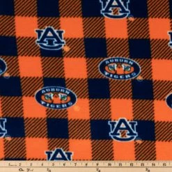 Alternative view of Coupon ???? Auburn Allover Collegiate Fleece Fabric ⭐