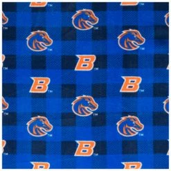Discount ???? Boise State Allover Collegiate Fleece Fabric ✔️