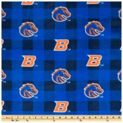 Alternative view of Discount ???? Boise State Allover Collegiate Fleece Fabric ✔️