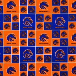 Deals ???? Boise State Block Collegiate Cotton Fabric ✔️
