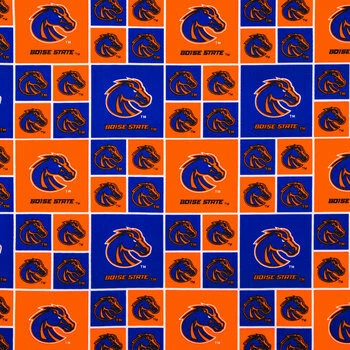 Deals ???? Boise State Block Collegiate Cotton Fabric ✔️ 3 Deals ???? Boise State Block Collegiate Cotton Fabric ✔️